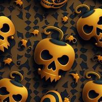 Halloween-themed digital paper and patterns Images of digital paper and patterns that feature pumpkin motifs photo