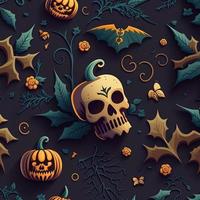 Halloween-themed digital paper and patterns Images of digital paper and patterns that feature pumpkin motifs photo