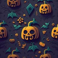 Halloween-themed digital paper and patterns Images of digital paper and patterns that feature pumpkin motifs photo
