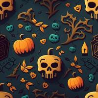 Halloween-themed digital paper and patterns Images of digital paper and patterns that feature pumpkin motifs photo