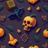 Halloween-themed digital paper and patterns Images of digital paper and patterns that feature pumpkin motifs photo