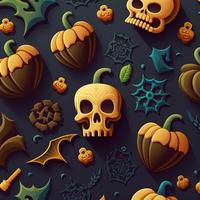 Halloween-themed digital paper and patterns Images of digital paper and patterns that feature pumpkin motifs photo