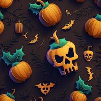 Halloween-themed digital paper and patterns Images of digital paper and patterns that feature pumpkin motifs photo