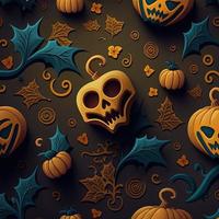 Halloween-themed digital paper and patterns Images of digital paper and patterns that feature pumpkin motifs photo