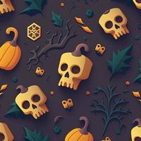 Halloween-themed digital paper and patterns Images of digital paper and patterns that feature pumpkin motifs photo