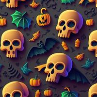 Halloween-themed digital paper and patterns Images of digital paper and patterns that feature pumpkin motifs photo