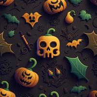 Halloween-themed digital paper and patterns Images of digital paper and patterns that feature pumpkin motifs photo