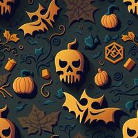 Halloween-themed digital paper and patterns Images of digital paper and patterns that feature pumpkin motifs photo