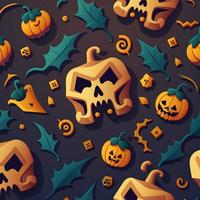 Halloween-themed digital paper and patterns Images of digital paper and patterns that feature pumpkin motifs photo
