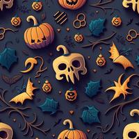 Halloween-themed digital paper and patterns Images of digital paper and patterns that feature pumpkin motifs photo