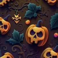 Halloween-themed digital paper and patterns Images of digital paper and patterns that feature pumpkin motifs photo