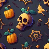 Halloween-themed digital paper and patterns Images of digital paper and patterns that feature pumpkin motifs photo