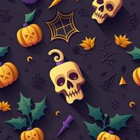 Halloween-themed digital paper and patterns Images of digital paper and patterns that feature pumpkin motifs photo