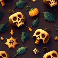 Halloween-themed digital paper and patterns Images of digital paper and patterns that feature pumpkin motifs photo