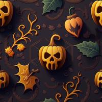 Halloween-themed digital paper and patterns Images of digital paper and patterns that feature pumpkin motifs photo