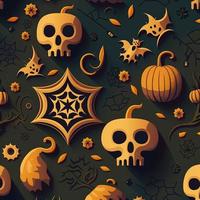 Halloween-themed digital paper and patterns Images of digital paper and patterns that feature pumpkin motifs photo
