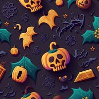 Halloween-themed digital paper and patterns Images of digital paper and patterns that feature pumpkin motifs photo
