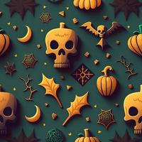 Halloween-themed digital paper and patterns Images of digital paper and patterns that feature pumpkin motifs photo