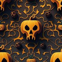 Halloween-themed digital paper and patterns Images of digital paper and patterns that feature pumpkin motifs photo