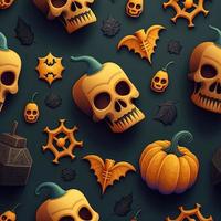 Halloween-themed digital paper and patterns Images of digital paper and patterns that feature pumpkin motifs photo