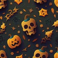 Halloween-themed digital paper and patterns Images of digital paper and patterns that feature pumpkin motifs photo