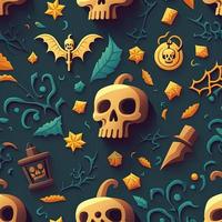 Halloween-themed digital paper and patterns Images of digital paper and patterns that feature pumpkin motifs photo