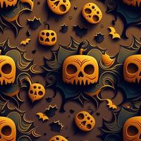 Halloween-themed digital paper and patterns Images of digital paper and patterns that feature pumpkin motifs photo