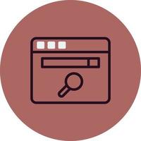 Search web page Vector Icon