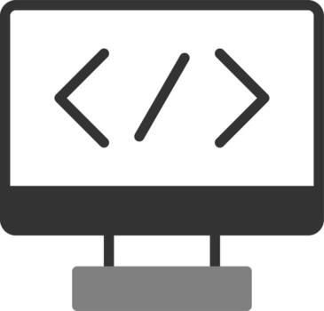 icono de vector de programación