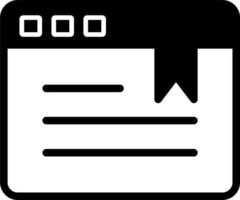 Bookmark Vector Icon