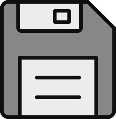 Floppy Disk Vector Icon