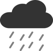 pesado lluvia vector icono