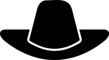 icono de vector de sombrero de vaquero