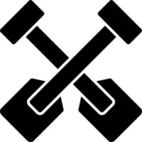 Oars Vector Icon