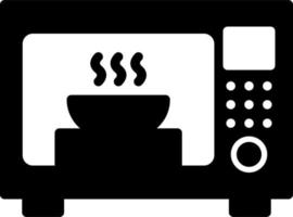 Microwave Oven Vector Icon