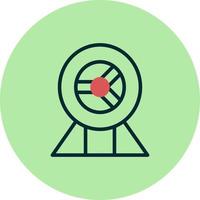 Hamster Wheel Vector Icon