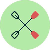 Oars Vector Icon