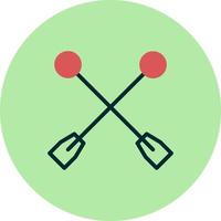 Paddles Vector Icon