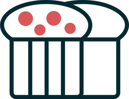 icono de vector de pan