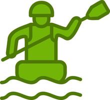 Rafting Vector Icon