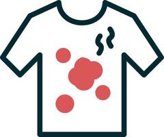 Dirty Shirt Vector Icon