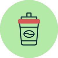 Disposable coffee cup Vector Icon