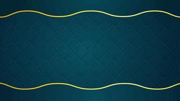 Animated modern luxury abstract background with golden line elements gradient blue background modern for presentation video