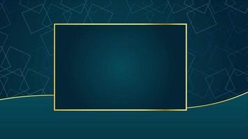 Animated modern luxury abstract background with golden line elements gradient blue background modern for presentation video