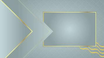 4K Animated modern luxury abstract background with golden line elements gradient gray for presentation video