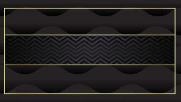 4k animiert modern Luxus abstrakt Hintergrund mit golden Linie Elemente stilvoll Gradient schwarz grau zum Präsentation video