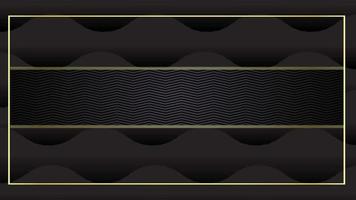 4K Animated modern luxury abstract background with golden line elements Stylish gradient black grey for presentation video