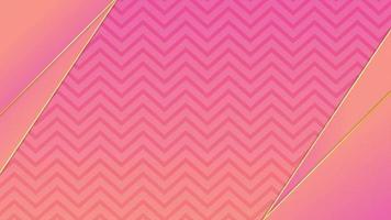 4K Animated Modern luxury abstract background with golden line elements. pink gold for presentation video
