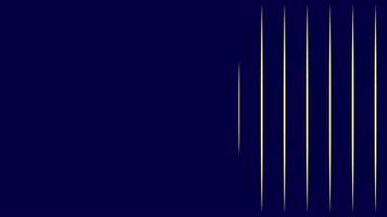 animerad modern lyx abstrakt bakgrund med gyllene linje element lutning blå bakgrund modern för presentation video