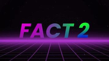 Fact 2 Text Animation Background V1.1 video